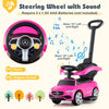 Kids Sliding Car w/Sound for Boys Girls 18-36 Months Old Pink