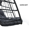 Hanging Egg Chair with Stand Garden Hammock Chair Rattan and Steel Patio