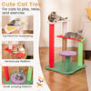 69 CM Cute Cat Tree Multi-Level Aesthetic Fruit Cat Tower Colorful