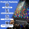4Shots Confetti Cannon Launcher DMX Remote Stage Effect For Disco Club Reveal 8M