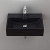 Bathroom Sink Countertop Wash Basin Ceramic Wall Mounted Rectangle Sink