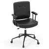 Small Desk Chair Adjustable Computer Chair Home Office Chair Black