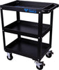 KS Tools Workshop Service Trolley, Metal, Black, 76, 3 x 44, 3 x 84, 3 cm (B x T
