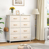Chest of Drawers 8 Drawer Storage Dresser Organizer Unit for Bedroom Living Room