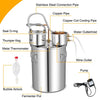 38L Stainless Steel Water Alcohol Distiller 3 Pots Moonshine Still Distiller