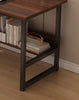 80cm Home Office Desk Computer Desk with Shelf Desk Home Office Workstation