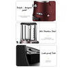 Commercial 5L Heated Hot Chocolate Dispenser-Insulated Stainless Steel for Cafe