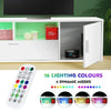TV Stand 160cm High Gloss TV Unit Cabinet Sideboard With LED Light & Drawers