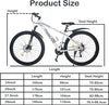 Lightweight 27.5" Mountain Bike 21-Speed Aluminum Frame Lockout Suspension
