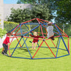 305 cm Kids Jungle Gym Monkey Bar Climbing Toys with Swing-Red