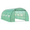 Walk in Polytunnel Garden Greenhouse Window Door Outdoor Plant Flower 6 x 3M