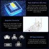 Hexagon LED Lighting Car Detail Garage Workshop Exhibition Hall Ceiling Lighting