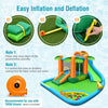 Inflatable Water Slide Park Including Carry Bag