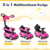 Kids Sliding Car w/Sound for Boys Girls 18-36 Months Old Pink