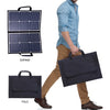 Portable 100W Solar Panel Kit + 100A Controller Camping Charger Power Station RV