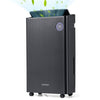 25L/D Dehumidifier for Basement with 4 Modes & 3-Color Indicator-Black