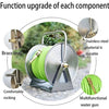 Garden Hose Reel Portable Water Pipe Rack Free Standing Wall Mounted Hose Holder
