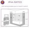 Pebble Shaped Mirror Bathroom Mirror Modern Designer Mirror 800x550mm | Aria