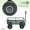 NEW Heavy Duty Metal Green Garden Cart Barrow Utility Trolley - Garden - Home