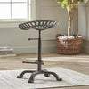 Cast Iron Bar Stool Industrial Home Decor Swivel Chair Adjustable Tractor Seat