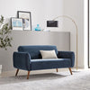 Teddy Velvet Upholstered Post Modern 2 Seater Sofa