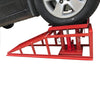 2x Heavy Duty Metal Car Ramp Lift Height Adjustable 4Ton Hydraulic Jack Garage