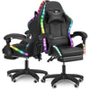RGB LED Gaming Chair Racing Chair Office Computer PC Recliner with Music Speaker