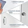 Single Door Floor Cabinet Bathroom Floor Cabinet-White