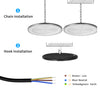 6X 200W LED High Bay Light UFO Factory Workshop Warehouse Industrial Lights Lamp