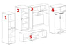Livingroom furniture set GRENADA TV stand wall unit wardrobe OAK FREE DELIVERY