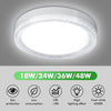 Modern LED Ceiling Light Round Panel Down Lights Bathroom Kitchen Bedroom Lamp