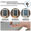 Modern Dressing Table Set 3 Mode Color LED Lighted Mirror Bedroom Vanity Table