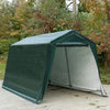 Outdoor Garage Tent 8' x 14' Carport Shed with Sidewalls-Green