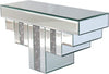 Silver Mirrored Jewelled Wall Shelf Art Deco Home Décor Storage Floating Shelf