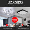LED Ceiling Light Petals Acrylic Chandelier Lamp Remote Control For Living Room