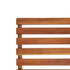 Solid Acacia Wood Outdoor Deck Chair Garden Sun Lounger with Footrest