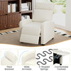 Modern Reclining Chair Recliner Chair-White