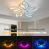 LED Lamp White Frame Ceiling Light Pendant Lights Living Room Modern Chandelier