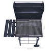 Charcoal BBQ Grill Smoker with Bottom Shelf Black Backyard Cookers