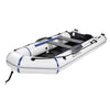 10ft PVC Water Adult Assault Boat 330kg Capacity Off-White Color Camping Gear UK