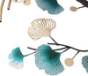 Ginkgo Metal Wall Art Wall Picture Handmade Decoration Living Room 3D Luxury