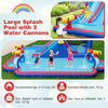 Giant Water Slide Park 5-In-1 Inflatable Jumping House w/Dual Slides