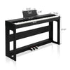 Glarry Digital Piano 88 Full Weighted Key 3 Pedals with Wooden Stand Black