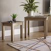 Nest of Tables Solid Pine Wood Set of 2 Coffee Side Table Living Room Furniture