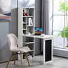 WestWood Computer Desk With Shelves Study Table Office Space Saving Foldable