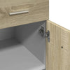 Kitchen Cabinet Home Storage Shelf Organiser Cupboard Engineered Wood vidaXL