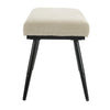 Large Beige Upholstered Dining Bench - 120cm - Seats 2 - Colbie CLB017A
