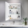 LED illuminated Bathroom Mirror Cabinet with Demister / Shaver Socket / 600mm