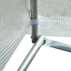 6 x 3 x 2 m Polytunnel Greenhouse Pollytunnel Tent w/ Metal Frame White