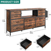TV Stand Cabinet Entertainment Unit w/RGB Light for Living Room 55 - 65 inch TVs